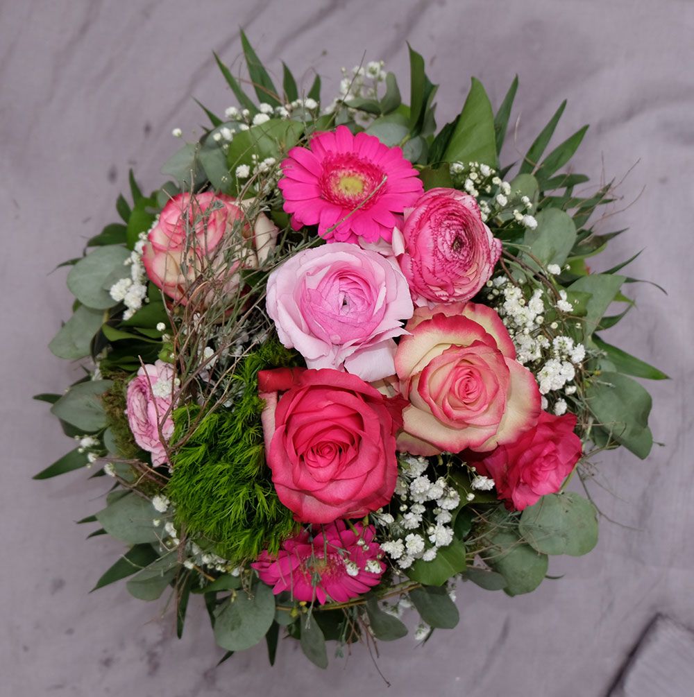 Gärtnerei Vietzen in Ulm - Blumenstrauß pink rosa