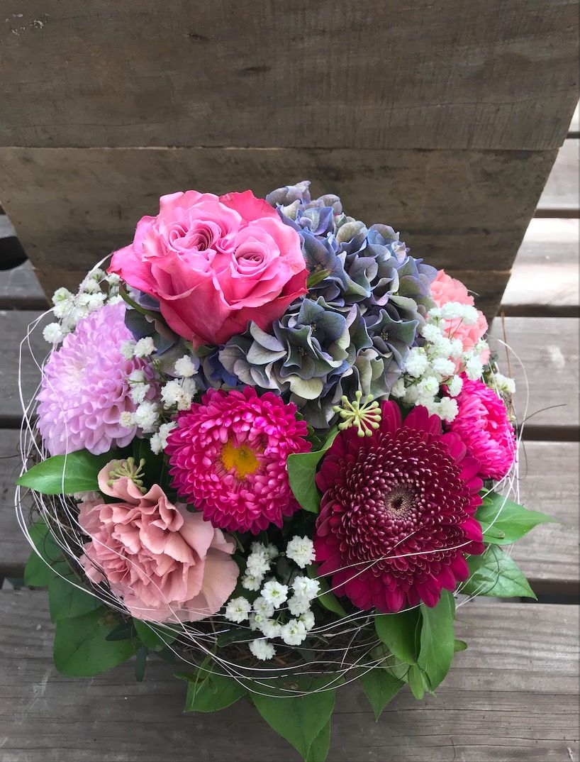 Gärtnerei Vietzen in Ulm - Blumenstrauß Rosa