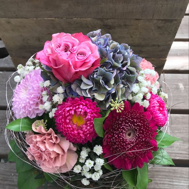 Gärtnerei Vietzen in Ulm - Blumenstrauß Rosa