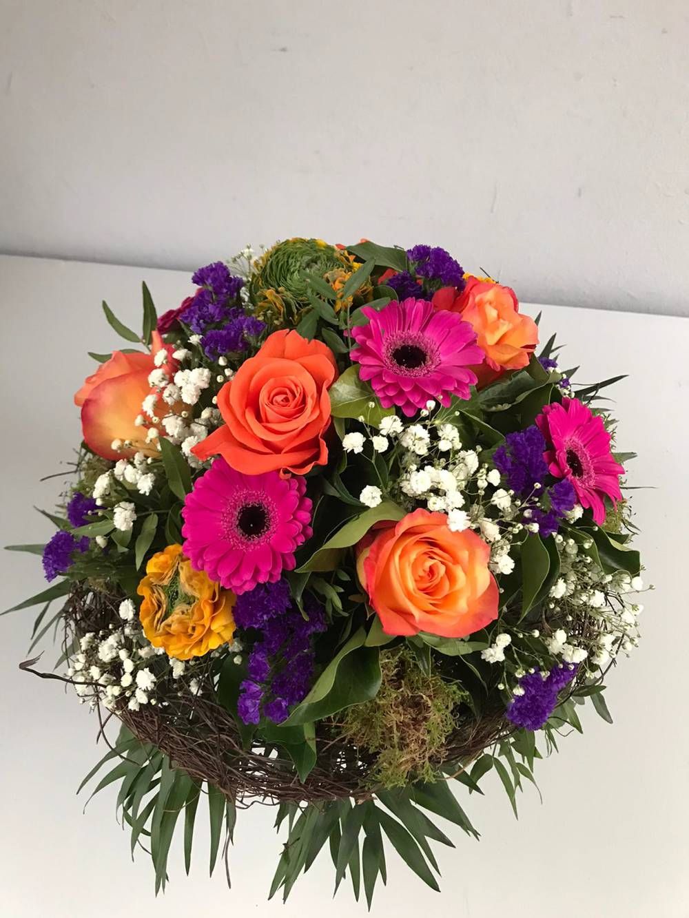 Gärtnerei Vietzen in Ulm - Großer bunter Blumenstrauß 