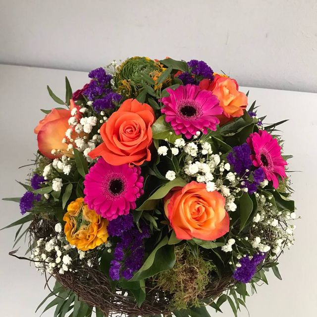 Gärtnerei Vietzen in Ulm - Großer bunter Blumenstrauß 